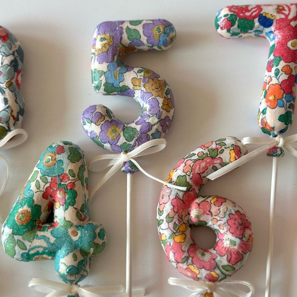 Custom Floral Cake Topper - Picture 3 of 6